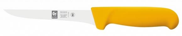 Нож обвалочный 150/275 мм. изогнутый желтый Poly Icel 24300.3918000.150