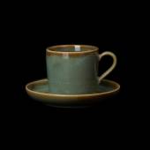 Кофейная пара 115мл Corone Primavera зеленая фк1759