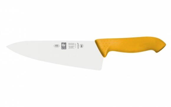 Нож поварской 200/335 мм "Шеф" Icel (HoReCa) желтый 28300.HR10000.200