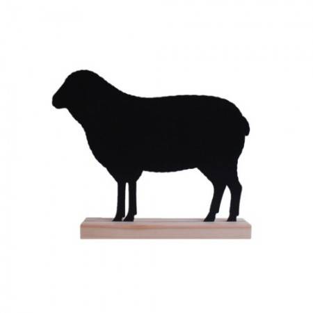 Табличка меловая Овца 256х203мм черная на деревянном основании 04FE2004 59369 /1/