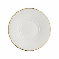 Блюдце 120 мм Золотая линия, форма Нит Bonna GDENEA02KT