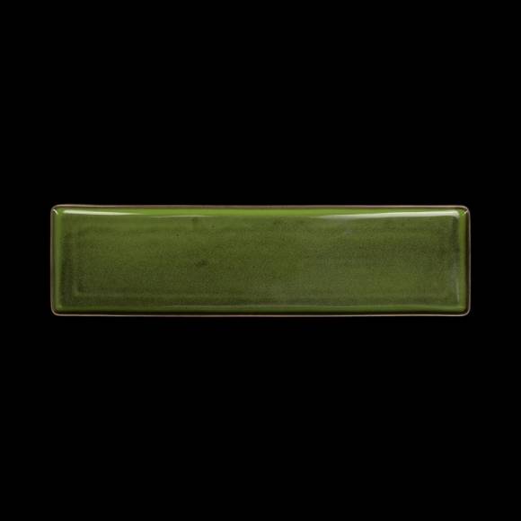 Блюдо прямоугольное 380х100х16мм, зеленый Corone Cocorita [XSY2285] фк8887