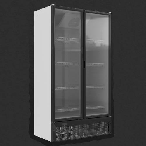 Шкаф холодильный UBC Fresh Stream RT 1100 черный фасад стеклянная дверь