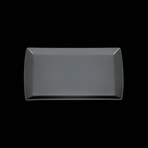 В. Блюдо прямоугольное 200х115мм фарфор Corone Colore серый LQ-SK0031-431C фк981/3