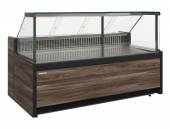 Витрина морозильная Полюс GC111 SL 2,0-1 (1008 (Темный дуб)) без боковин