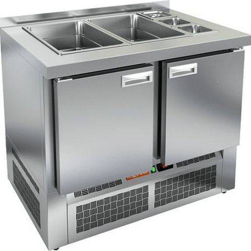 Стол холодильный для салатов (саладетта) Hicold SLE3-11GN без крышки