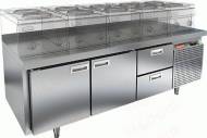 Стол холодильный HICOLD GN112/TN LT   2 двери 2 ящика