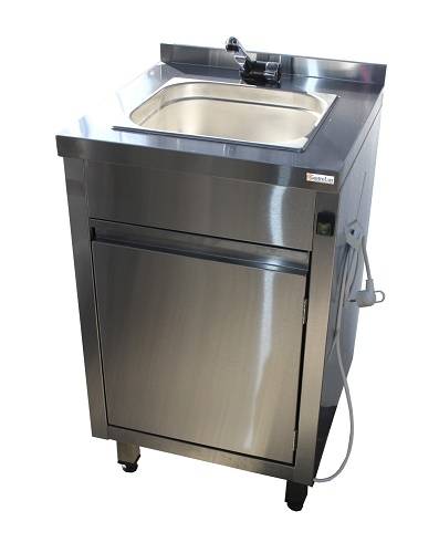 Рукомойник автономный напольный 500х500х850мм нерж. РНА-5/5 без канистры Рукомойник автономный напольный 500х500х850мм нерж. РНА-5/5 без канистры