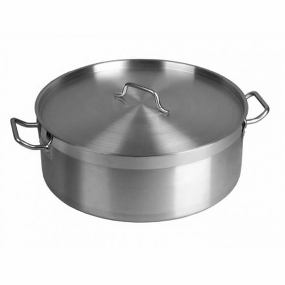Кастрюля низкая нерж. 35л MGSteel 72815 (d=50см h=18см)