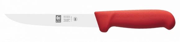 Нож обвалочный 150/285 мм. (с широким лезвием) красный Poly Icel 24400.3199000.150