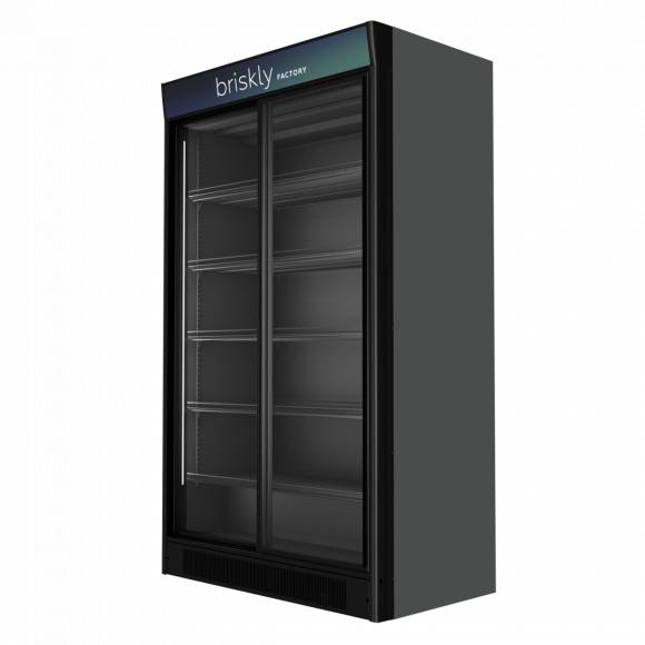 Холодильный шкаф Briskly 11 Slide (RAL 7024) графитовый серый