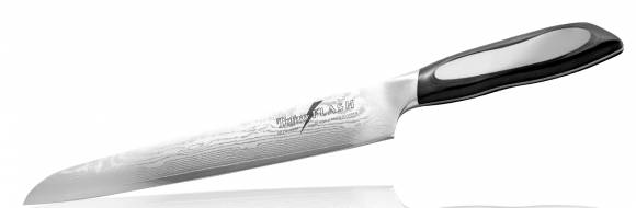 Нож для нарезки семги Tojiro Flash 240мм сталь VG10 63 слоя, рукоять микарта FF-SL240