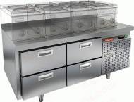 Стол холодильный HICOLD GN22/TN LT 4 ящика Стол холодильный HICOLD GN22/TN LT 4 ящика