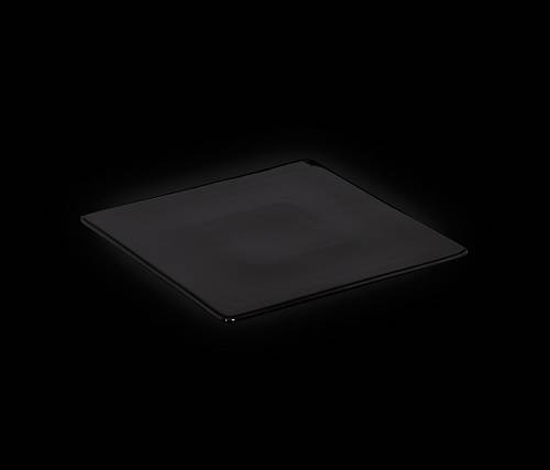 В. Блюдо квадратное плоское 255х255мм фарфор Corone Colore черный LQ-SK0011-K фк0255/1