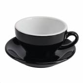 Чайная пара 200 мл черный цвет Barista  P.L HJ13081-200SET-WC-BC /6/ Чайная пара 200 мл черный цвет Barista  P.L HJ13081-200SET-WC-BC /6/