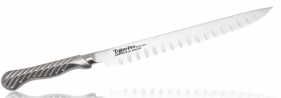 Нож для нарезки семги Tojiro Service Knife 190мм сталь Мо-V рукоять сталь #9000 FD-706