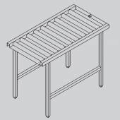 Стол для чистой посуды DIHR LC 96/C роликовый