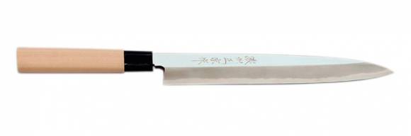 Нож Сашими Shirogami традиционный 210мм Satake Line 801-546