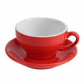 Чайная пара 200 мл красная Barista  P.L HJ13081-200SET-185C /6/ Чайная пара 200 мл красная Barista  P.L HJ13081-200SET-185C /6/
