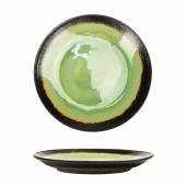 Тарелка 230мм Stockholm Green Spider Silk P.L. JM-2302-GREEN /6/