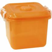 Контейнер 8л 255x220x280мм оранжевый прозрачный ОКЕАНИК М 2856 /14/ Контейнер 8л 255x220x280мм оранжевый прозрачный ОКЕАНИК М 2856 /14/