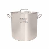 Котел нерж. 20л Kukmara диаметром 30см, с металлической крышкой Котел нерж. 20л Kukmara диаметром 30см, с металлической крышкой