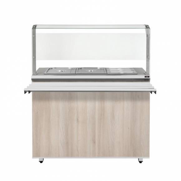 Прилавок холодильный с ванной охлаждаемой Luxstahl ПХВ (С)-1200