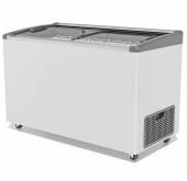 Ларь морозильный с наклонным гнутым стеклом Frostor Gellar FG 400 E v25 серый