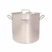 Котел нерж. 30л Kukmara диаметром 35см, с металлической крышкой Котел нерж. 30л Kukmara диаметром 35см, с металлической крышкой