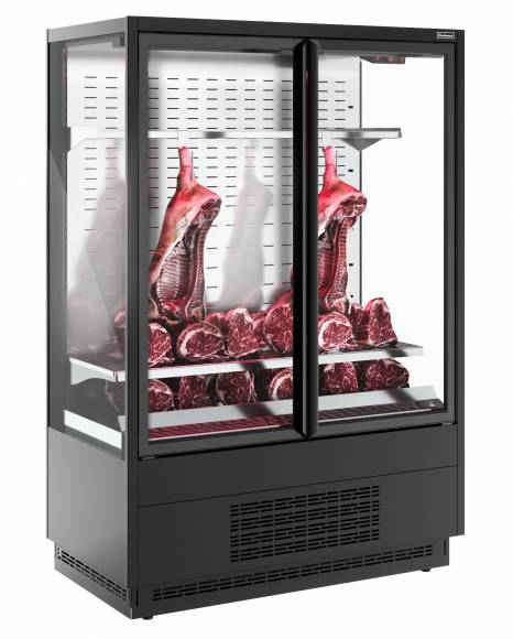 Стеллаж холодильный универсальный Полюс FC20-07 VV 1,0-1 STANDARD фронт X7 (версия 2.0) (9005-0430)