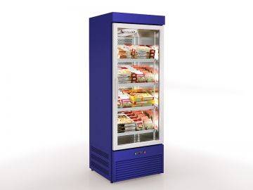 Шкаф морозильный демонстрационный GLASER ВВ-700 (16 цветовых решений) динамика