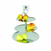 Этажерка 3-х ярусная d=21/24/31 см. h=36 см. нерж. д/десерта MGSteel CKST10 Этажерка 3-х ярусная d=21/24/31 см. h=36 см. нерж. д/десерта MGSteel CKST10