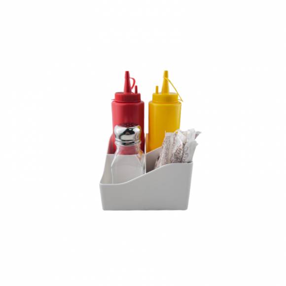 Барный организатор 4 ячейки белый MGprof 1749 /1/ Барный организатор 4 ячейки белый MGprof 1749 /1/