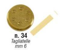 Форма №34 Tagliatelle 6мм для Sirman Concerto 5