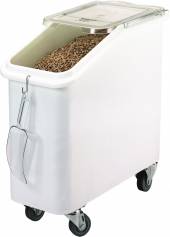Контейнер для сыпучих продуктов 81л Cambro IBS20 на колесах, белый  Контейнер для сыпучих продуктов 81л Cambro IBS20 на колесах, белый
