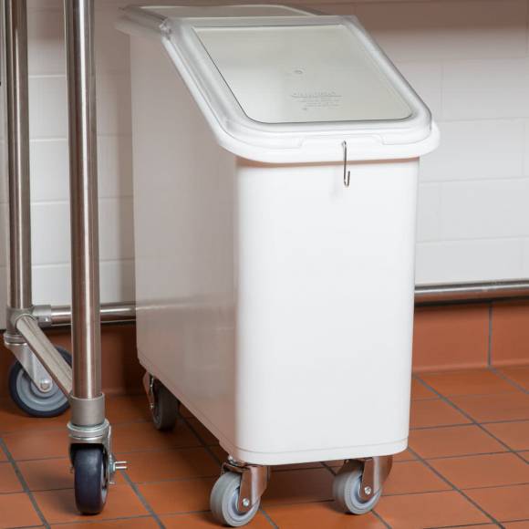 Контейнер для сыпучих продуктов 81л Cambro IBS20 на колесах, белый 