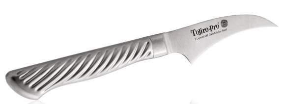 Нож для овощей Tojiro Pro 70мм сталь VG10 3 слоя, рукоять сталь  F-843