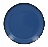Тарелка плоская круглая 240мм RAK Porcelain Lea фарфор синий с каймой LENNPR24BL /12/ Тарелка плоская круглая 240мм RAK Porcelain Lea фарфор синий с каймой LENNPR24BL /12/