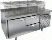 Стол холодильный HICOLD SN 12/TN LT 1 дверь 2 ящика 