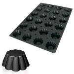 Форма силиконовая "Бриошь" 600х400мм 24ячейки Silikomart SQ001 Форма силиконовая "Бриошь" 600х400мм 24ячейки Silikomart SQ001