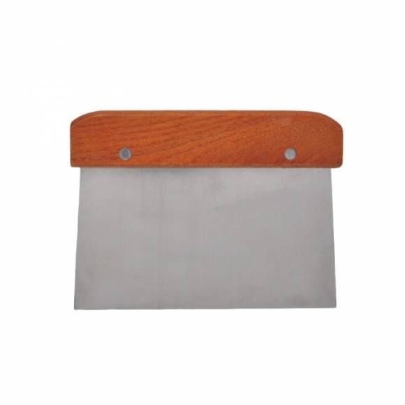 Скребок 150х80мм h=11см нерж, дерев. ручка MGsteel 70537 Скребок 150х80мм h=11см нерж, дерев. ручка MGsteel 70537