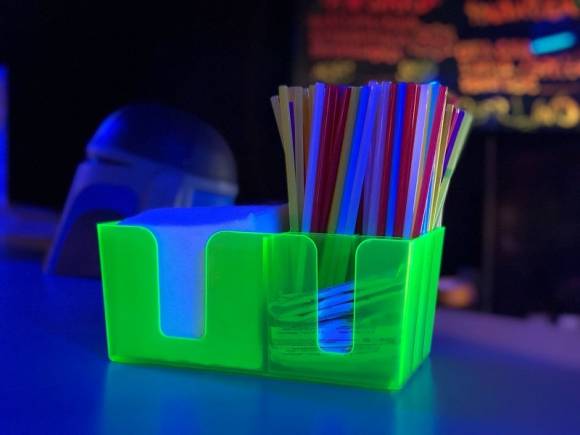 Барный организатор 6 ячеек салатовая флуоресцент MGprof 1774 