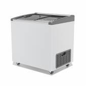 Ларь морозильный с наклонным гнутым стеклом Frostor Gellar FG 250 E v25 серый