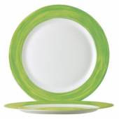 Тарелка d=195 мм зеленый край Браш 49142  37303 /6/