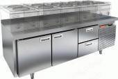Стол холодильный HICOLD SN 112/TN LT 2 двери 2 ящика 