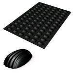 Форма силиконовая "Мадлен миди" 600х400мм 78ячеек Silikomart SQ030 Форма силиконовая "Мадлен миди" 600х400мм 78ячеек Silikomart SQ030