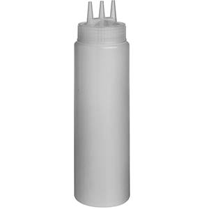 Бутылка для соуса пластиковая 690мл с тремя носиками ProHotel белая JSP24/JD-JSP24  04141472