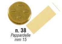 Форма №38 Pappardelle 15мм для Sirman Concerto 5