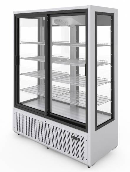 Шкаф холодильный кондитерский 2-дверн. МХМ Эльтон 1,5С динамика (купе)