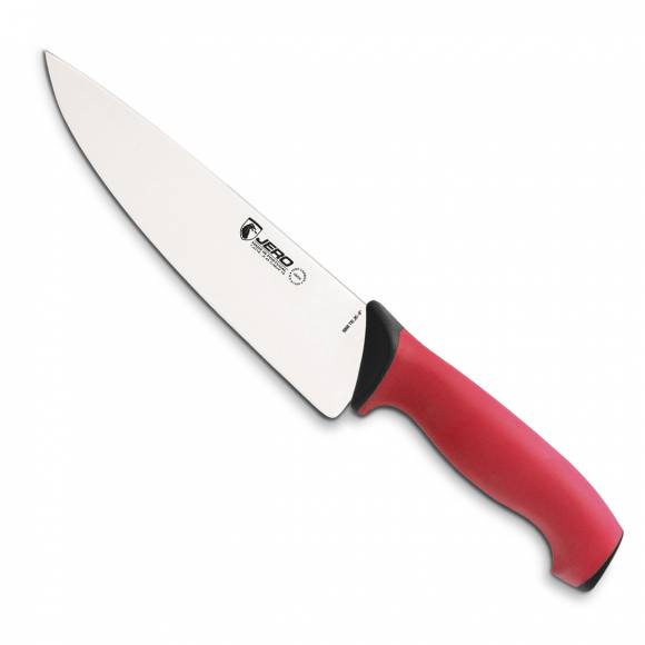 Нож кухонный Шеф TR 20 см Jero красная рукоять 5908TRR